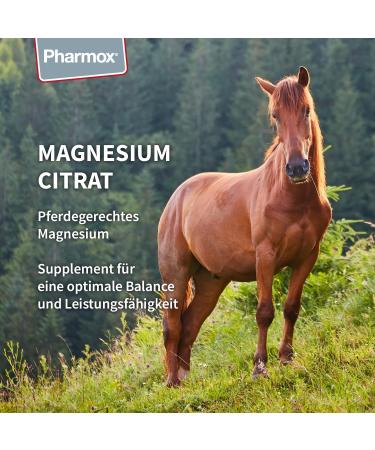 Buy Pharmox Horse & Pony Magnesium Citrate 1500g | 100% Pure Magnesium Citrate for Optimal Health | International Shipping Available - Buy Online on GoSupps.com