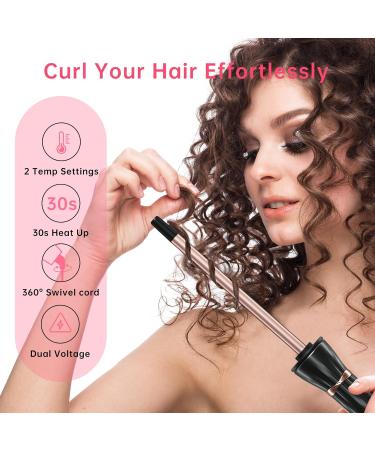 HIRAY 3/8 Inch Curling Iron - 9mm Tiny Curling Wand Ceramic Barrel Adjustable Temperature Fast Heating for Short & Long Hair | Best International Shipping - Buy Online on GoSupps.com