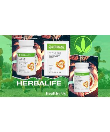 HERBALIFE N-R-G Nature's Raw Guarana Tea: Nature's Raw Guarana (2.1 oz) Boosts The Feeling of Energy Naturally Flavored Instant 0 Calories - Buy Online on GoSupps.com