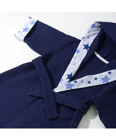 Pepi 100% Cotton Unisex Children s Bathrobe - Made in Poland | Milky Way Midnight Blue | Soft Hoodie for Boys & Girls - Buy Online on GoSupps.com