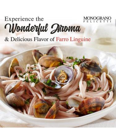 Monograno Felicetti Organic Farro Linguine Pasta 1.1 lb (500g) - Buy Online on GoSupps.com
