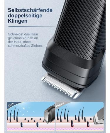 11-in-1 Beard Trimmer and Hair Clippers Men's Grooming Kit - Light Black - Buy Online on GoSupps.com