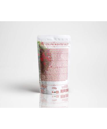Buy Rose Geranium Bathing Salt 500g - Luxurious Soothing Spa Experience for Relaxation | International Shipping Available - Buy Online on GoSupps.com