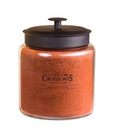 Crossroads Cinnamon Bun Scented 4-Wick Candle 96 Ounce