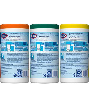 Clorox Disinfecting Wipes Value Pack - 75 Count Each, Pack of 3 (Package May Vary) - Buy Online on GoSupps.com