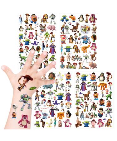 Cartoon Tattoos Party Supplies Decorations Favors - Waterproof Temporary Cartoon Stickers for Girls Boys Kids Class Activity ( 720pcs)