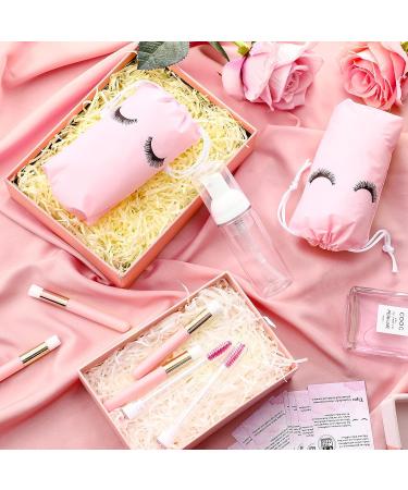 8-Piece Lash Shampoo Brushes Set with Eyelash Aftercare Bag and Disposable Mascara Brushes - Extension Aftercare Kit with Foam Pump Bottle and Instructions Cards - Drawstring Bag EVA Included - Buy Online on GoSupps.com