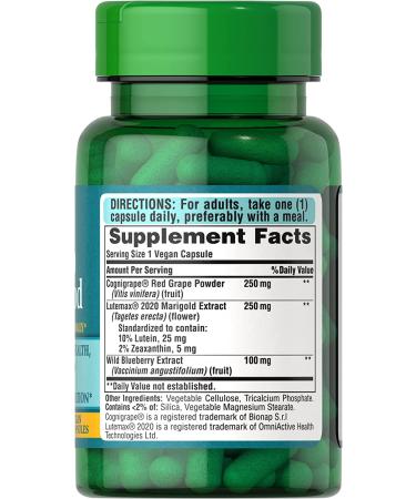 Puritan's Pride Neuro Superfood for Brain Health - 30 Count, Non-GMO Formula for Short-Term Memory and Concentration - Buy Online on GoSupps.com