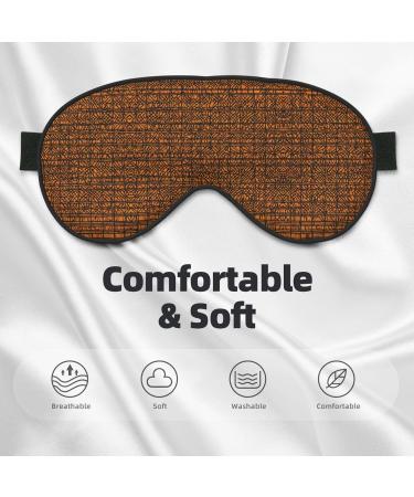 Shop SSIMOO Native American Soft Sleep Eye Mask - Breathable Black Eye Patch for Travel & Relaxation - Buy Online on GoSupps.com