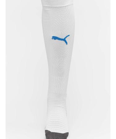PUMA Men's Team Liga Core Socks 35-38 | White-Electric Blue Lemonade - International Shipping Available - Buy Online on GoSupps.com