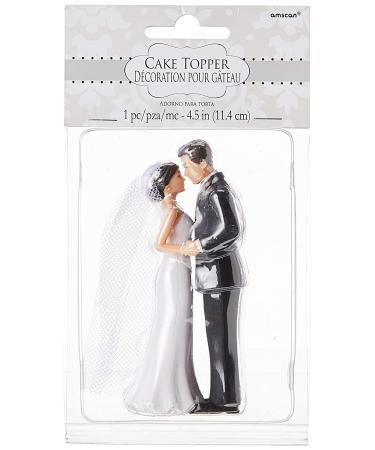 Bride & Groom Cake Topper for Wedding and Engagement Party 4.5 - Buy Online on GoSupps.com