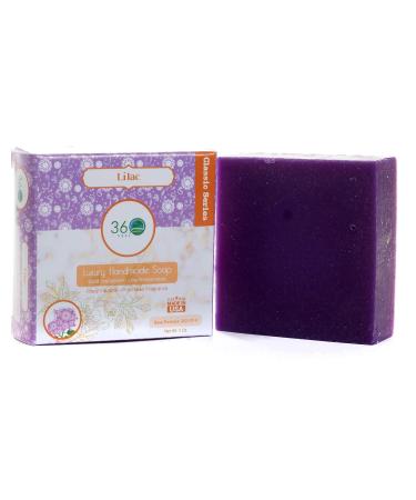 Handmade Lilac Castile Soap 5 oz - Pure Essential Oil Floral Fragrance Perfect Gift for Weddings & Anniversaries - Made in USA - Buy Online on GoSupps.com
