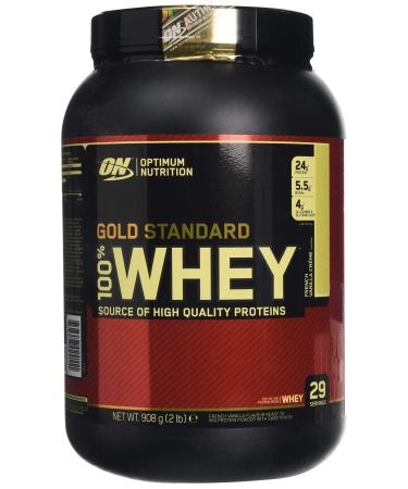 Optimum Nutrition 100% Whey Gold Standard 2 lb can (French Vanilla Creme)