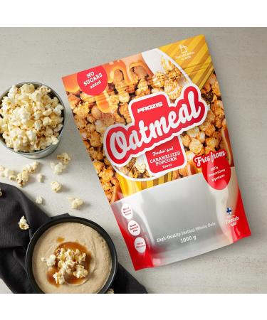  PROZIS PROZIS OATMEAL 1 KG - WHOLE GRAIN SOLUBLE OAT FLOUR - choice of flavours (caramelized popcorn) - Buy Online on GoSupps.com