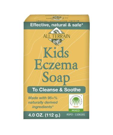 All Terrain Kids Eczema Relief, To Cleanse & Soothe Kids' Itchy & Irritated Skin Bar