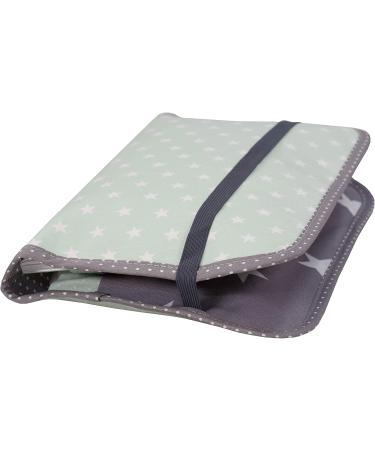 ULLENBOOM Diaper Pocket - Travel Diaper Bag (EU Made) for 3 Diapers Wipes & Accessories - Mint Gray 18x27 cm - Buy Online on GoSupps.com
