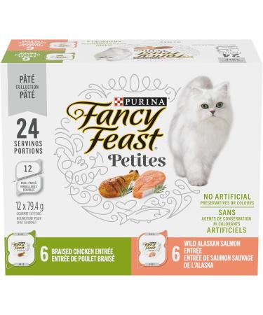 Fancy Feast Wet Cat Food Variety Bundle: Petites P t Collection + Seafood Supper P t Pet Food+ Seafood Supper P t (12 Pack) - Buy Online on GoSupps.com