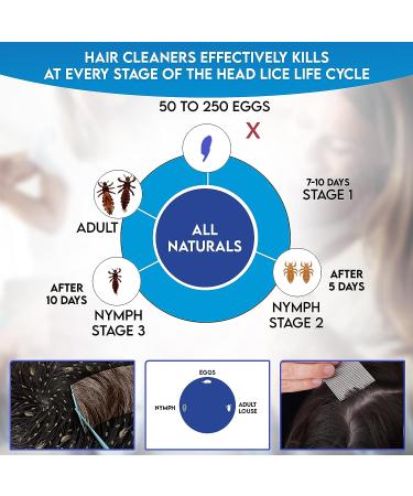 Lice Treatment Kit for Kids & Adults | Complete Prevention Set with Comb, Cream & Repellent - Buy Online on GoSupps.com
