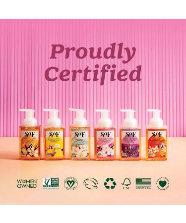 Organic Blooming Jasmine Foaming Hand Wash by SoF Body Care - 8 oz Pump Bottle (Pack of 3) - Buy Online on GoSupps.com