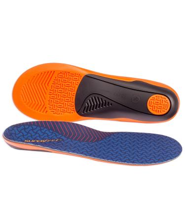 Superfeet Work Cushion - Trim-to-Fit Orthotic Shoe Inserts - Professional Grade - Men 9.5-11 / Women 10.5-12 Dark Blue Men: 9.5-11/Women: 10.5-12