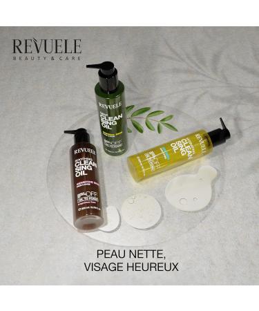 REVUELE Huile D maquillante Hydratante D maquillant Visage & Yeux avec Huiles Naturelles Peau S che Huile-en-Mousse limine Maquillage S bum et R sidus Solaires 150 ml - Buy Online on GoSupps.com