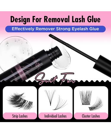 BEPHOLAN Eyelash Extension Remover - DIY Lash Glue Remover for Cluster Lashes | Fast & Effective Solution - Buy Online on GoSupps.com