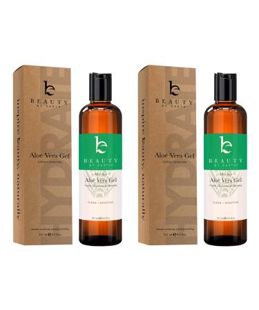 Beauty by Earth Aloe Vera Gel - Organic Aloe Vera Plant for After Sun Lotion Pure Aloe Vera Gel for Sunburn Relief Aloe Gel is Best for Face Hair Skin Soothing Gel for Burns Rashes Bites