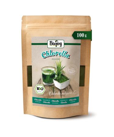 Biojoy Biojoy Organic Chlorella Powder (100 g) Natural and without additives (Chlorella vulgaris L.)