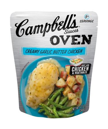 Campbell's Oven Sauces, Creamy Garlic Butter Chicken, 72 Oz, Pack of 6 - Buy Online on GoSupps.com