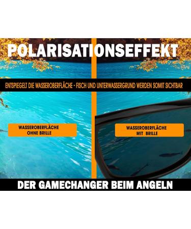 Shop Angel-Berger High UV Polarization Fishing Glasses | Black Carp Sunglasses for Ultimate Sun Protection - Buy Online on GoSupps.com