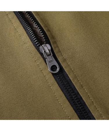 Hanxiulin Men's Oversized Plush Hoodie Jacket - Warm Winter Coat Fluffy Hiking Jacket in 3XL Khaki & Color Variants - Ideal for Outdoor Adventures - Buy Online on GoSupps.com