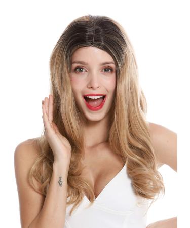 WIG ME UP - GFW3070AL-G213 ladies wig long wavy middle parting ombre black blonde