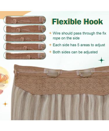 Easyouth Balayage Blonde Human Hair Extensions - Ombre Fish Line 18 Inch #18/22/60 Nordic - 80g - Buy Online on GoSupps.com