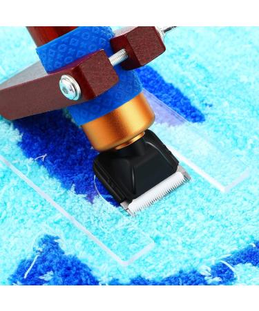 Solid Wood Acrylic Shearing Guide for Carpet Trimmer - Rug Tufting Tool (Brown) - Buy Online on GoSupps.com