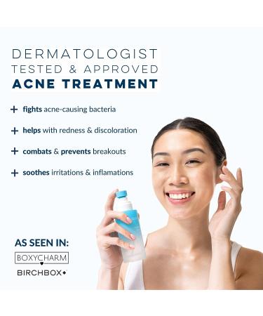 Clean Skin Club Acne Mist with Salicylic Acid Spot Treatment - Dramatic Results! Rose Extract Spray for Face, Body, and Back - Breakout Fighting, Dark Spots, Pimples - Dermatologist Approved - Buy Online on GoSupps.com