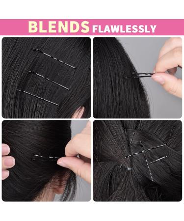 BLISSMAX 5cm Black Bobby Pins 100 Pcs with Storage Box - Strong Hair Grips for All Hair Types - Hair Pins for Styling & Makeup - Buy Online on GoSupps.com