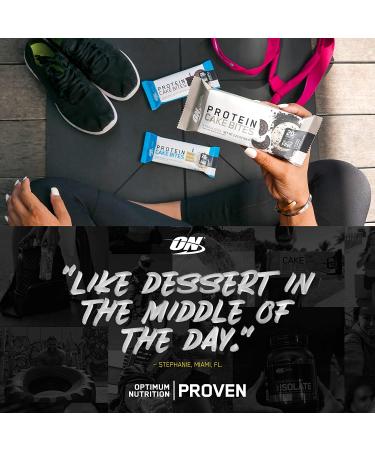 Optimum Nutrition Birthday Cake Protein Cake Bites - 9 Bars (2.22 oz Each) - Buy Online on GoSupps.com