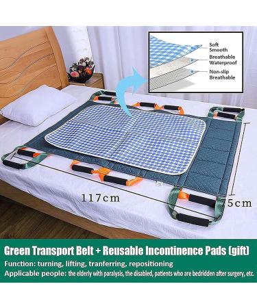 Transfer Nursing Sling 12 Handles Transfer Sling Patient Care Safety Mobility Lift Belt Wheelchair Bed Transfer Moving Belt - Buy Online on GoSupps.com