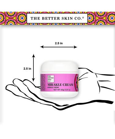 The Better Skin Co. Mirakle Cream - All-in-One Day & Night Moisturizer, Eye Cream, Ultra-Hydrating Lotion, Brightener & Primer - Buy Online on GoSupps.com