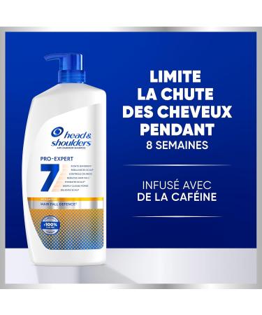 Head & Shoulders Pro-Expert 7 Anti-Dandruff Shampoo Hair Loss Defense with Caffeine Pump 800ml Combats 7 scalp problems for complete scalp protection - Buy Online on GoSupps.com