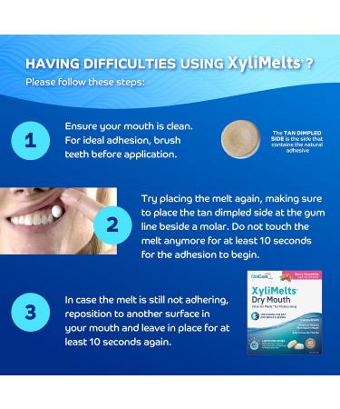 Oracoat XyliMelts for Dry Mouth Night Time or Day - Moisturizing Dry Mouth Adhering Discs Sugar Free with Xylitol 40 Count Berry Smoothie Flavor 8-Hour Relief Berry 40 Count (Pack of 1) - Buy Online on GoSupps.com