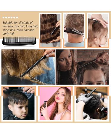 Xinjieda Hair Comb Set - 4PCS Plastic Pocket Combs for Hairdressing, Barber Salon Comb for Men and Women - Fine and Standard Tooth Hair Care Tool - Buy Online on GoSupps.com