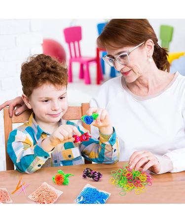 12730+ Loom Rubber Bands Refill Kit with 26 Colors, 500 Clips, 6 Hooks - Premium Bracelet Making Set for Kids - DIY Crafting Gift - Buy Online on GoSupps.com