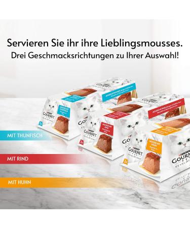 Buy Purina Gourmet Revelations Mousse Cat Food with Tuna 12 Pack (24 Portions) | Premium Wet Cat Food | International Shipping - Buy Online on GoSupps.com