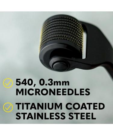 Beard Club Derma Roller Replacement Head & Cleansing Spray - 0.3mm Titanium Microneedles for Prolonged Use | Buy Now - Buy Online on GoSupps.com