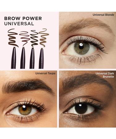 IT Cosmetics Brow Power Universal Taupe Eyebrow Pencil - Biotin, Saw Palmetto, Antioxidants - 0.0056 oz - Real Hair Look - Budge-Proof Formula - Buy Online on GoSupps.com