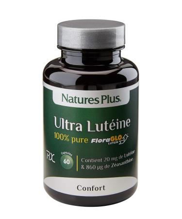 UltraLutein 60 capsules 100% pure - 20mg of lutein - Extract of Indian Rose flowers (Tagetes erecta) - Designed and manufactured for