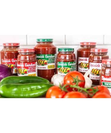 Spanish Gardens Mild Taco Sauce (6 Pack) - Authentic Mexican & Tex Mex Flavor - Original Family Recipe - Smooth & Flavorful - 11.5 oz x 6 - Buy Online on GoSupps.com