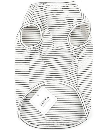 Shop Zweitea Striped Dog T-Shirts | Soft Cotton Summer Vests for Small Dogs & Cats | Perfect for Chihuahuas | XL Size Available - Buy Online on GoSupps.com