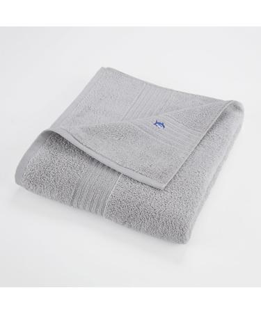 Southern Tide Performance 5.0 Cotton Bath Towel Collection - 6-Piece Gray Set | Premium Quality Soft & Absorbent Towels for Luxurious Bathing Experience - Buy Online on GoSupps.com